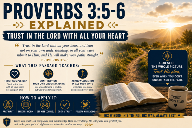 Proverbs 3:5-6 Explained